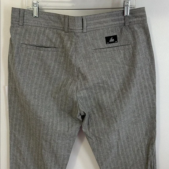 I Love Ugly Slim Kobe Pants Gray Herringbone